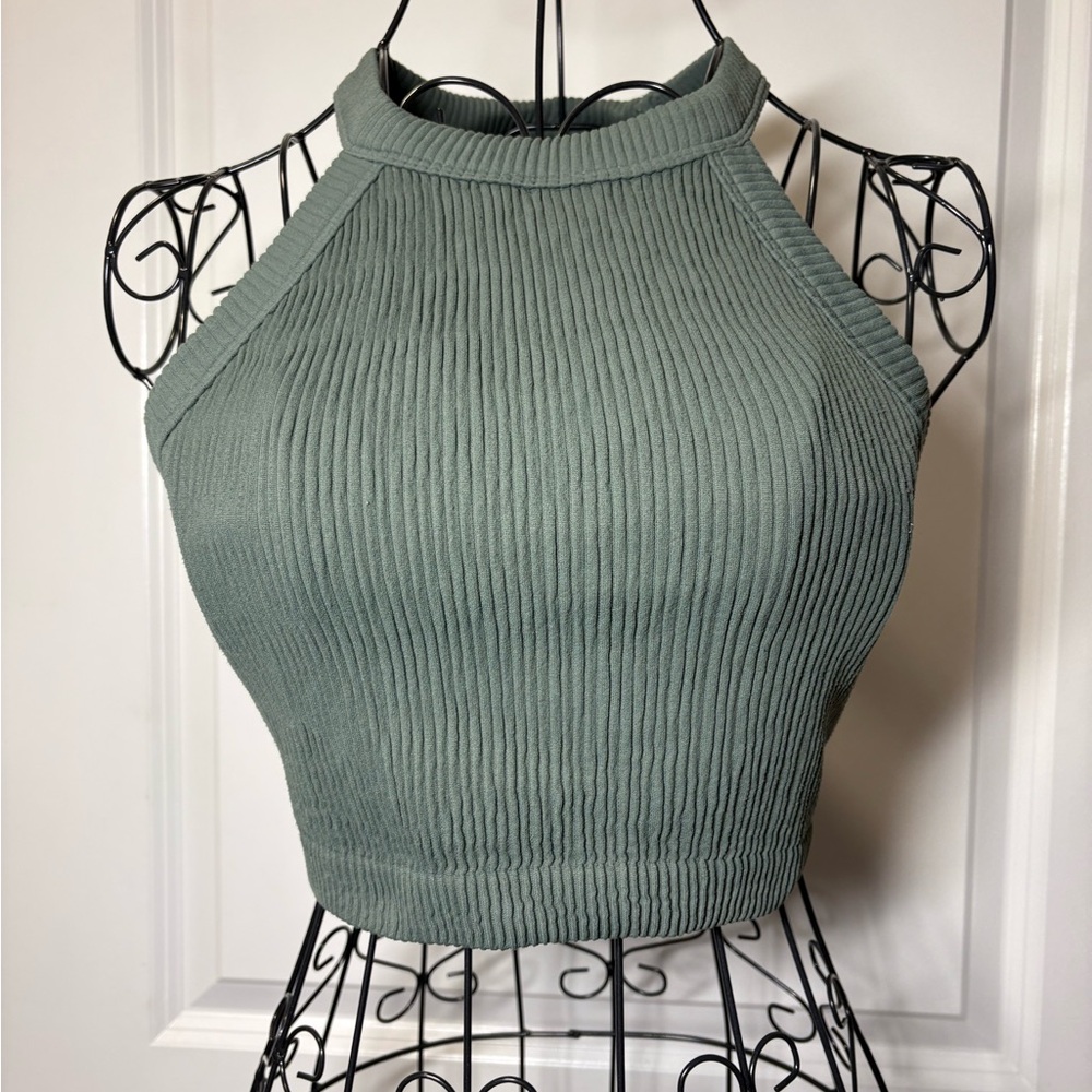 Aerie Superchill Seamless High Neck Bra Top - Picture 2 of 6